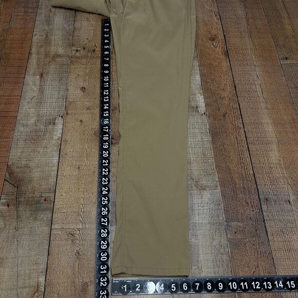 Eddie Bauer Pant Mens 36x32 Actual 35x31 Slim Tan Horizon Guide Chino Stretch 5% - Picture 4 of 10